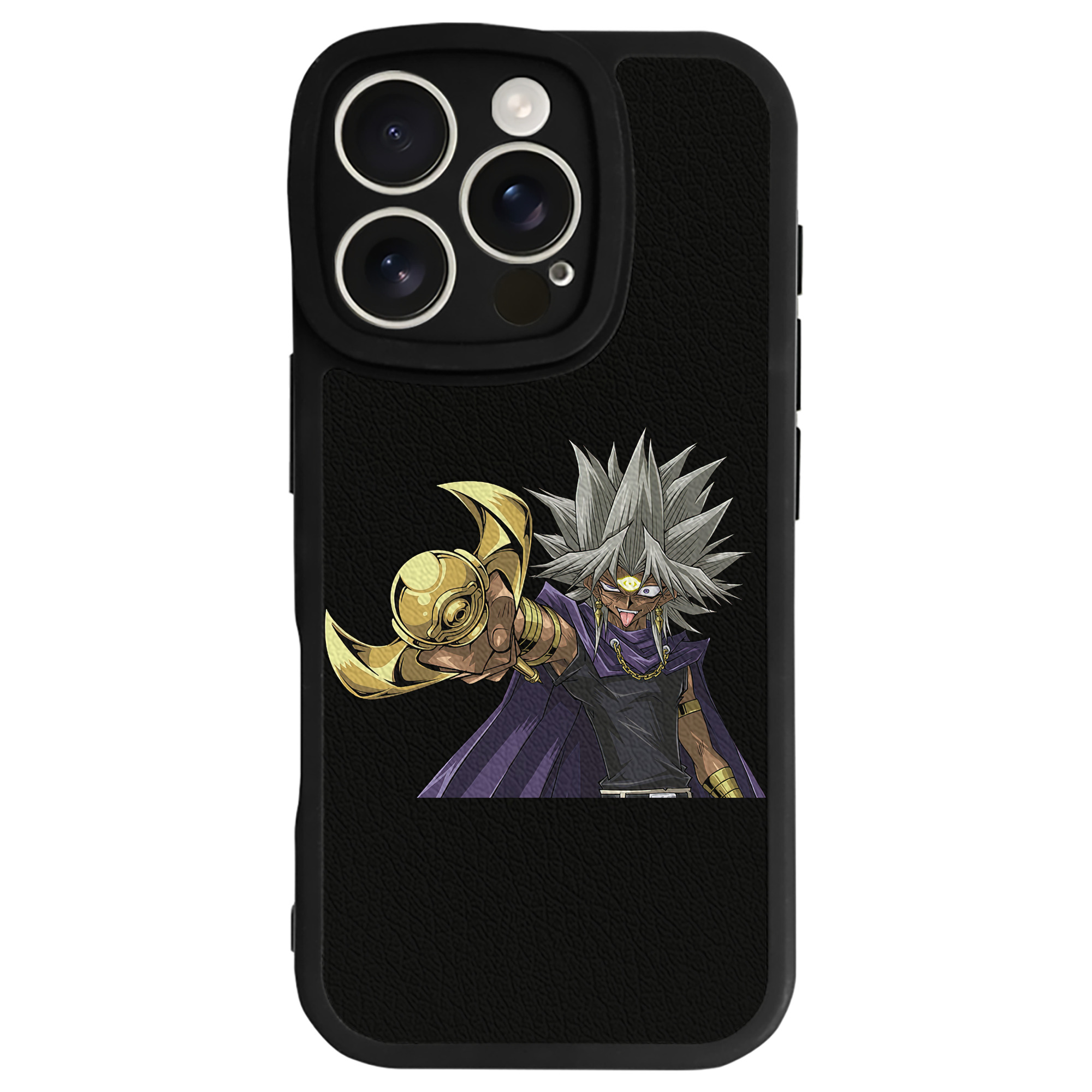 遊☆戯☆王 Yu-Gi-Oh! 【iPhone 16シリーズ対応】シリコンスマホケース（レザー調） 材質：シリコン